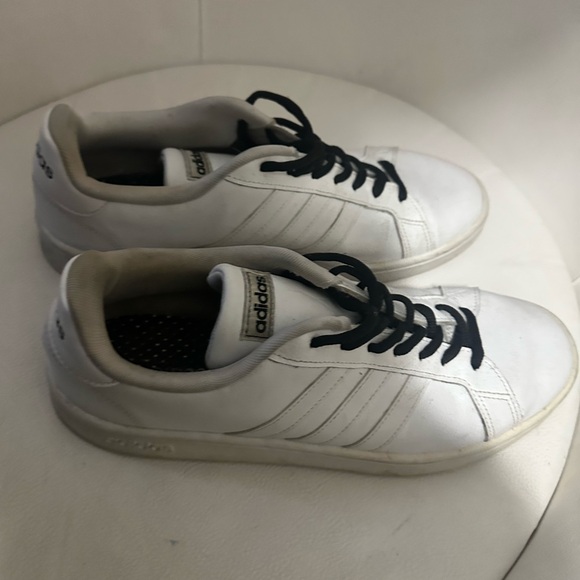 Adidas Men's White and Black Sneakers - Picture 2 of 3